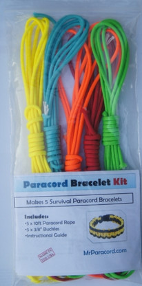 Neon Paracord Bracelet Kit