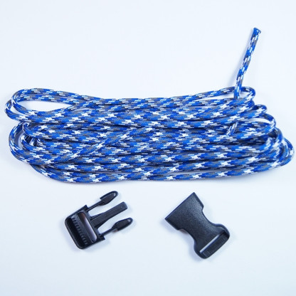 Blue Camo Paracord Bracelet Kit
