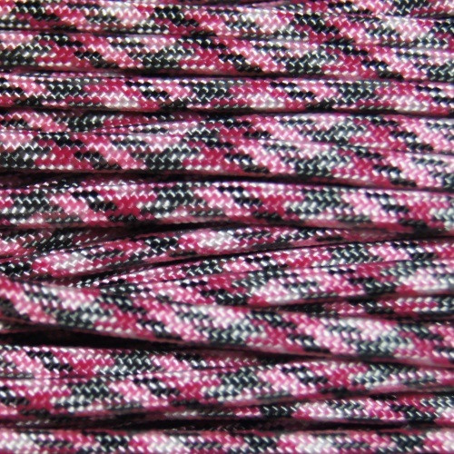 Pink Camo Paracord 550 Cord 25', 50', 100', 300′
