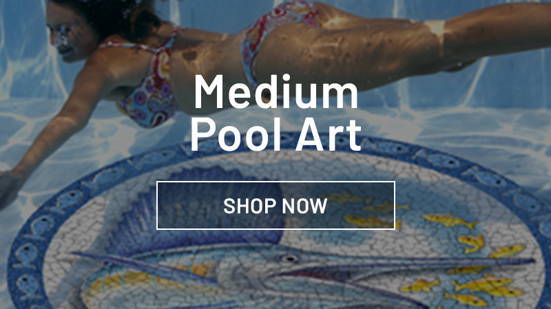 Custom Pool Art, Pool Mats