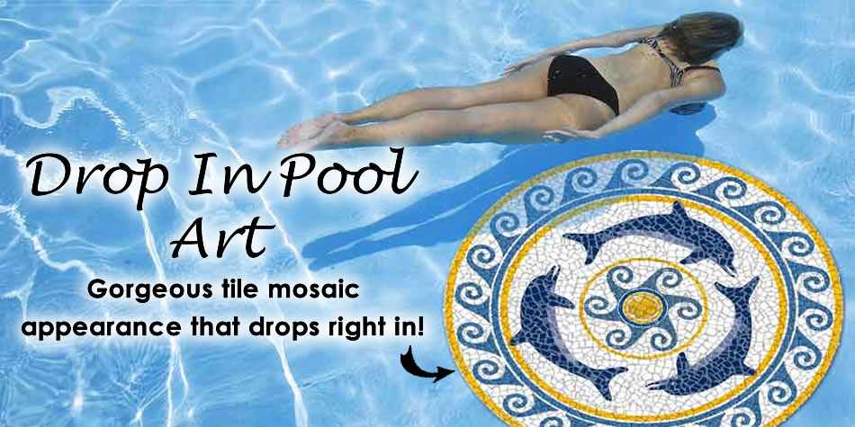 Custom Pool Art Pool Mats Swimming Pool Art Aqua Art