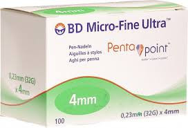 Microfine Ultra Pen Needles 32g X 4mm 100 Medibargains