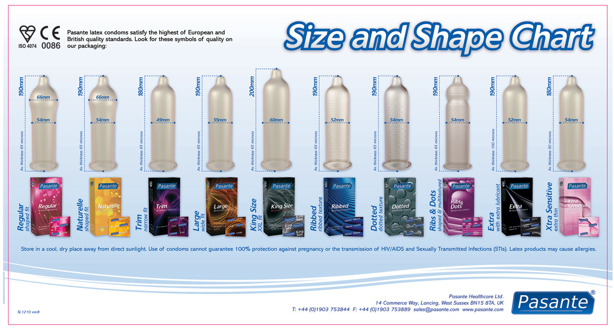 And Regular Size Chart