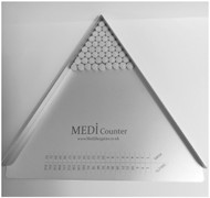 Aluminium Tablet Counting Triangle - Medium (190mm) 