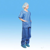 Surgical Scrubs Suit - Top & Bottoms - Large (Single Use) 