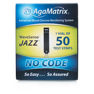 WaveSense Jazz Blood Glucose test strips (x50) 