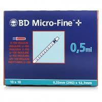 Micro Fine U 100 Insulin Syringe Needles 0 5ml 100 Medibargains Micro Fine U 100 Insulin Syringe Needles 0 5ml 100 Medibargains