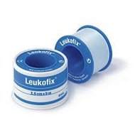 Leukofix transparent adhesive tape 2.5cm x 5m