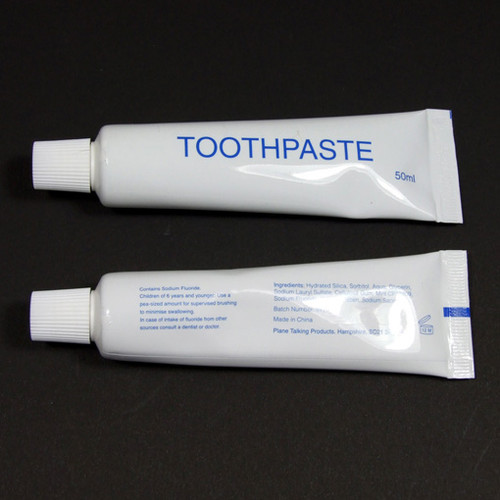 12 x 50ml Toothpaste tubes Toothpaste tube suitable for travel