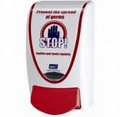 DEB Proline Stop Hand Sanitiser Dispenser 1 Litre White / Red