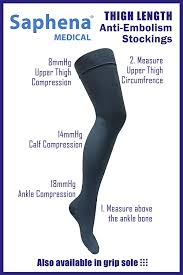 Saphena Medical Thigh Length Anti-Embolism Stockings (Open Toe) - Extra  Large (Pair) - MediBargains