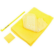 Medline Falls Prevention Kit - Yellow slipper socks and Blanket x 20 kits