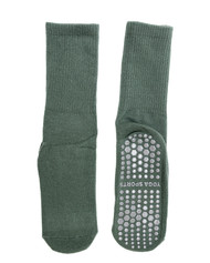 Slipper Socks, Fall prevention, Hospital, Gym, Yoga, Sports Grip Socks –GREEN (Pair) Size: One Size