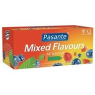 Pasante Mixed Flavours condoms x 144 (Bulk Pack)