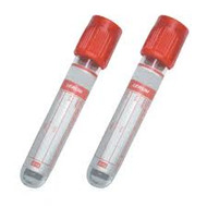 BD Vacutainer Plastic Serum Tube Red Closure x 100 (16 x 100mm, 10ml) 