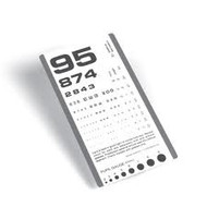 Grafco Pocket Eye Chart with Pupil Gauge (Graham-Field) 