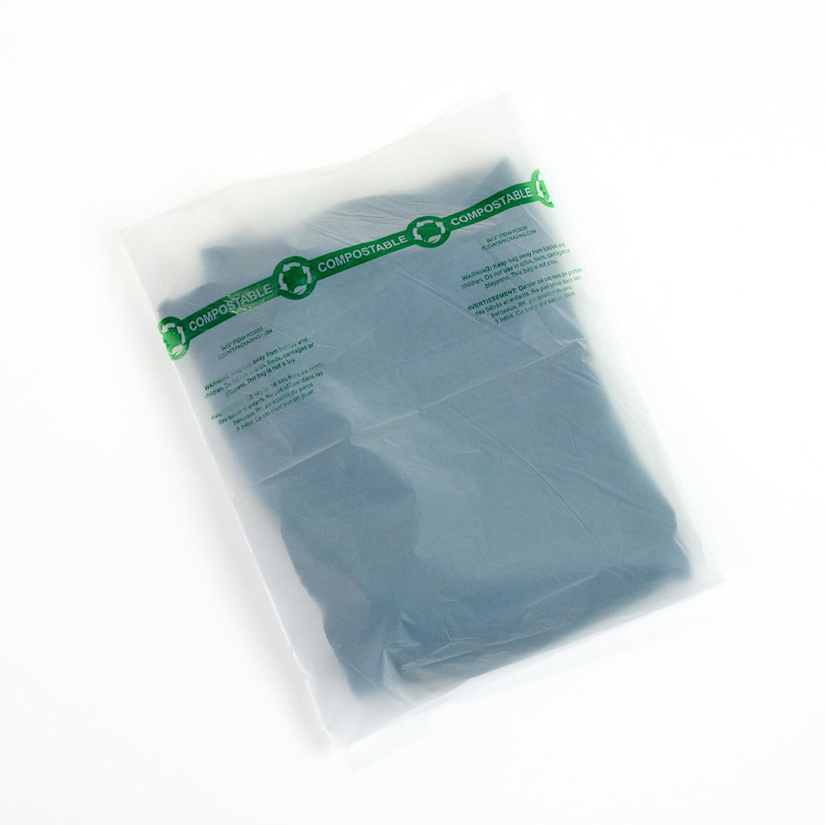 9 x 12 Compostable Poly Bags
