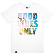 Dedicated Good Vibes Only T Shirt - White