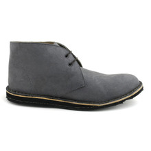 Workers Playtime Sei Tyre Sole Vegan Boot - Grey faux suede