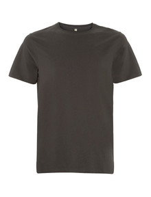 Organic Heavyweight T Shirt - Dark Charcoal