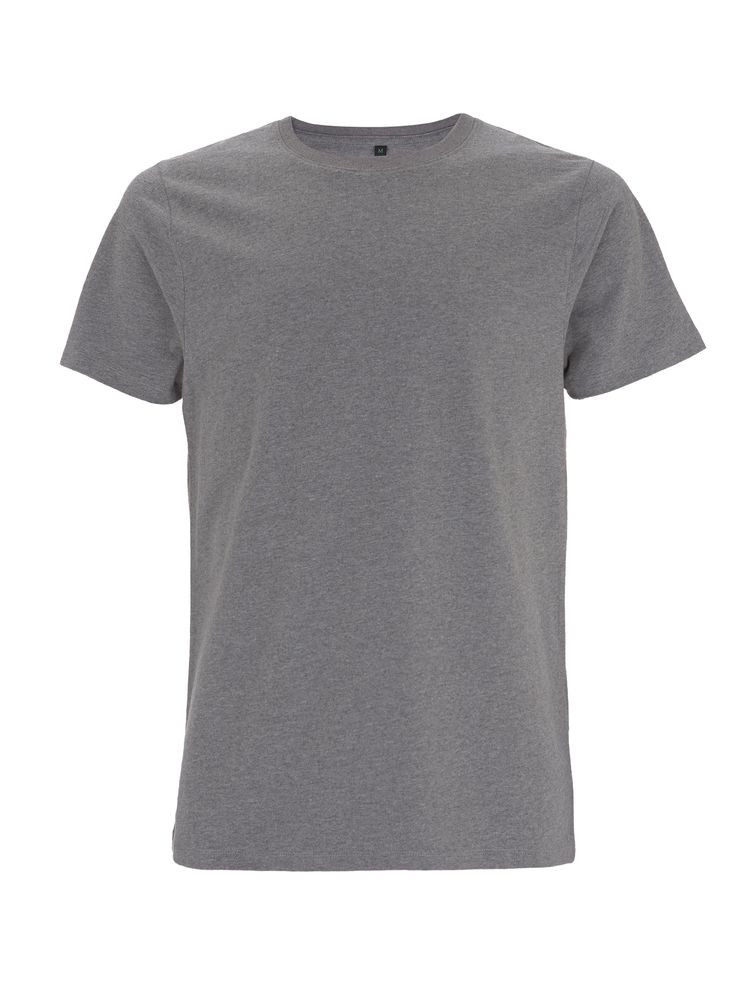 Organic Heavyweight T Shirt - Melange Grey - The Third Estate Ltd