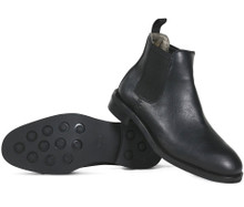 Wills Vegan Waterproof Chelsea Boots (Mens) - Black