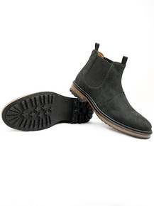 Wills Vegan Continental Chelsea Boots (Mens) - Black