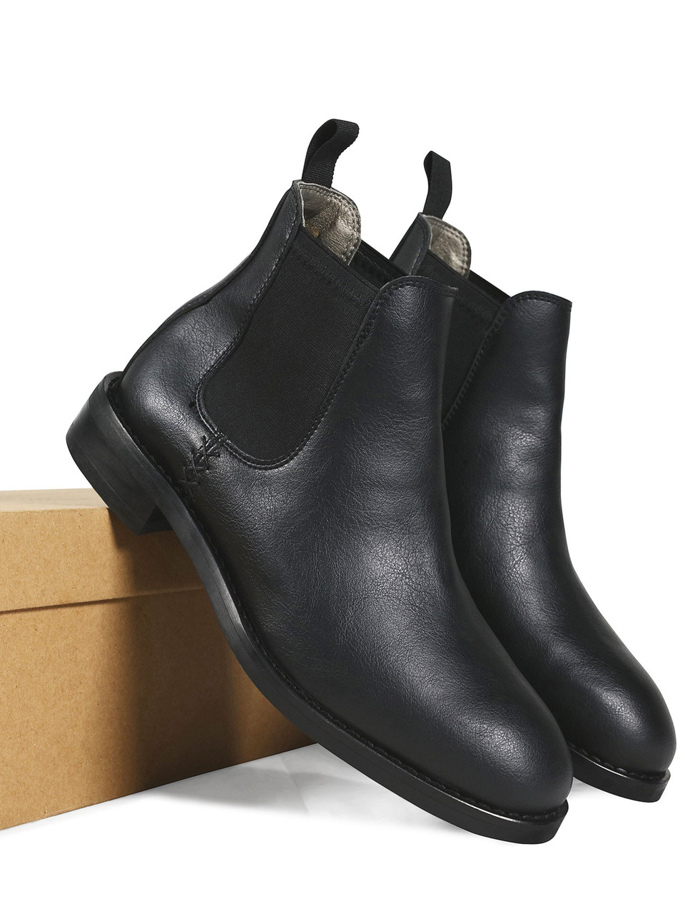 waterproof leather chelsea boots womens