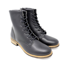 Acre Buckthorn Vegan Lined Boot (side zip) - Black