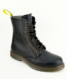 Workers Playtime Hawksbill v1 Vegan Boot - Black and Brass