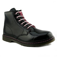 Workers Playtime FGV Vegan Boot - Patent and Pink