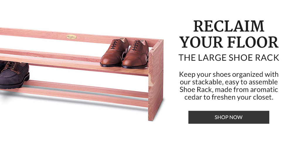 Cedar Shoe Trees, Shoe Racks, Closet Storage Woodlore Cedar Products