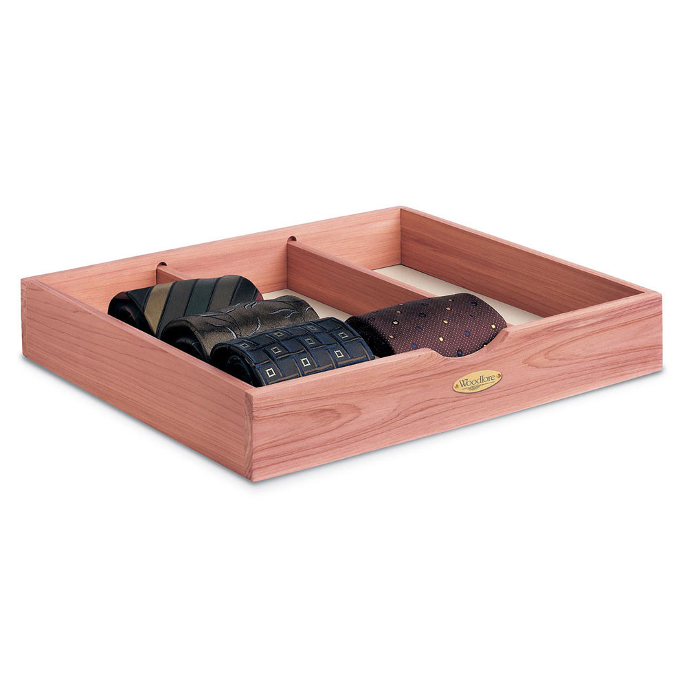 Woodlore Cedar Tie Box