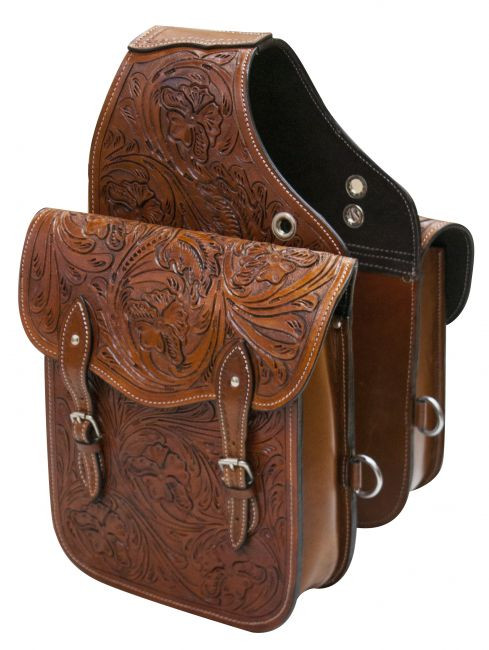 leather saddle bag motorcycle