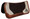 Showman 31" x 31" Dark brown felt pad with barrel racer embroidery. 3/4" thick black felt, accented with tan suede leather with embroidered barrel racer decal and silver studded leather trim. This pad has a reinforced leather back and edges with over sized wear leathers.