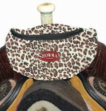 LEOPARD! Showman Insulated Nylon Saddle Pouch.