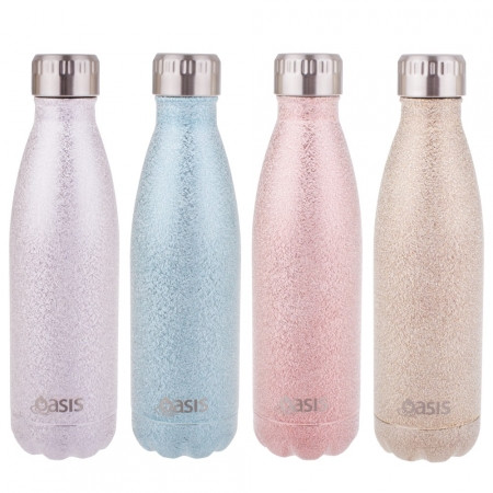 Oasis Insulated Stainless Steel Drink Bottle 750ml Shimmer Assorted