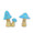 Little Fairy Door Blue Little Mushrooms