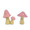 Little Fairy Door Pink Little Mushrooms
