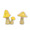 Little Fairy Door Yellow Little Mushrooms