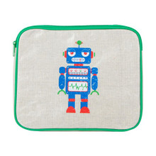 Apple and Mint iPad/DVD Case - Green Robot