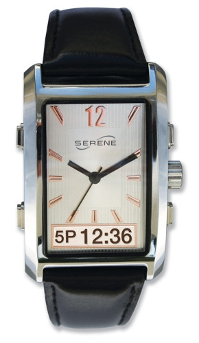 Serene Vibrating Alarm Dress Watch