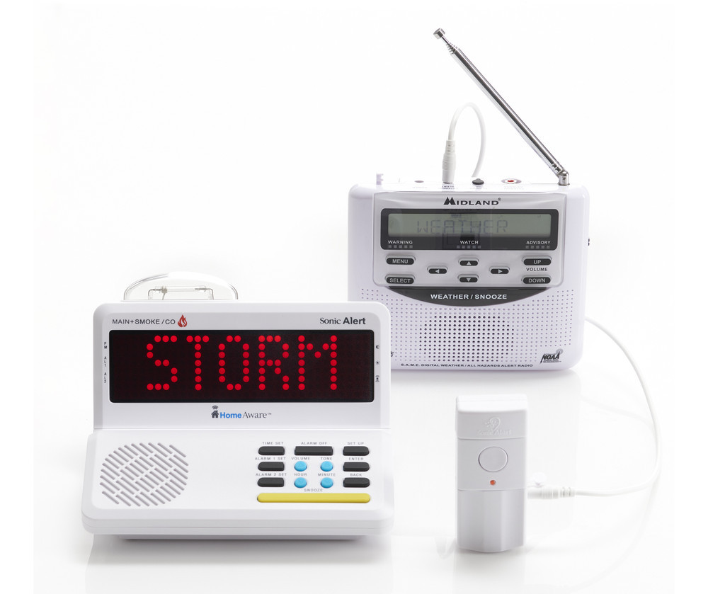 HomeAware HA360DBSA2.1 Transmitter - Shown with Main Unit and Weather Radio (Both Sold Separately)