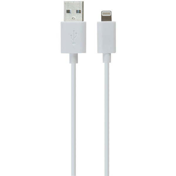 iLuv Charge & Sync Lightning™ to USB Cable (White)
