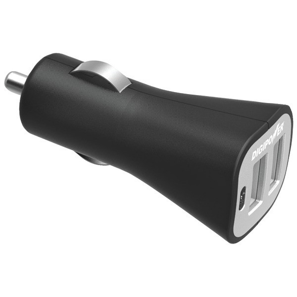 DigiPower InstaSense 2.4 Amp Dual USB Car Charger