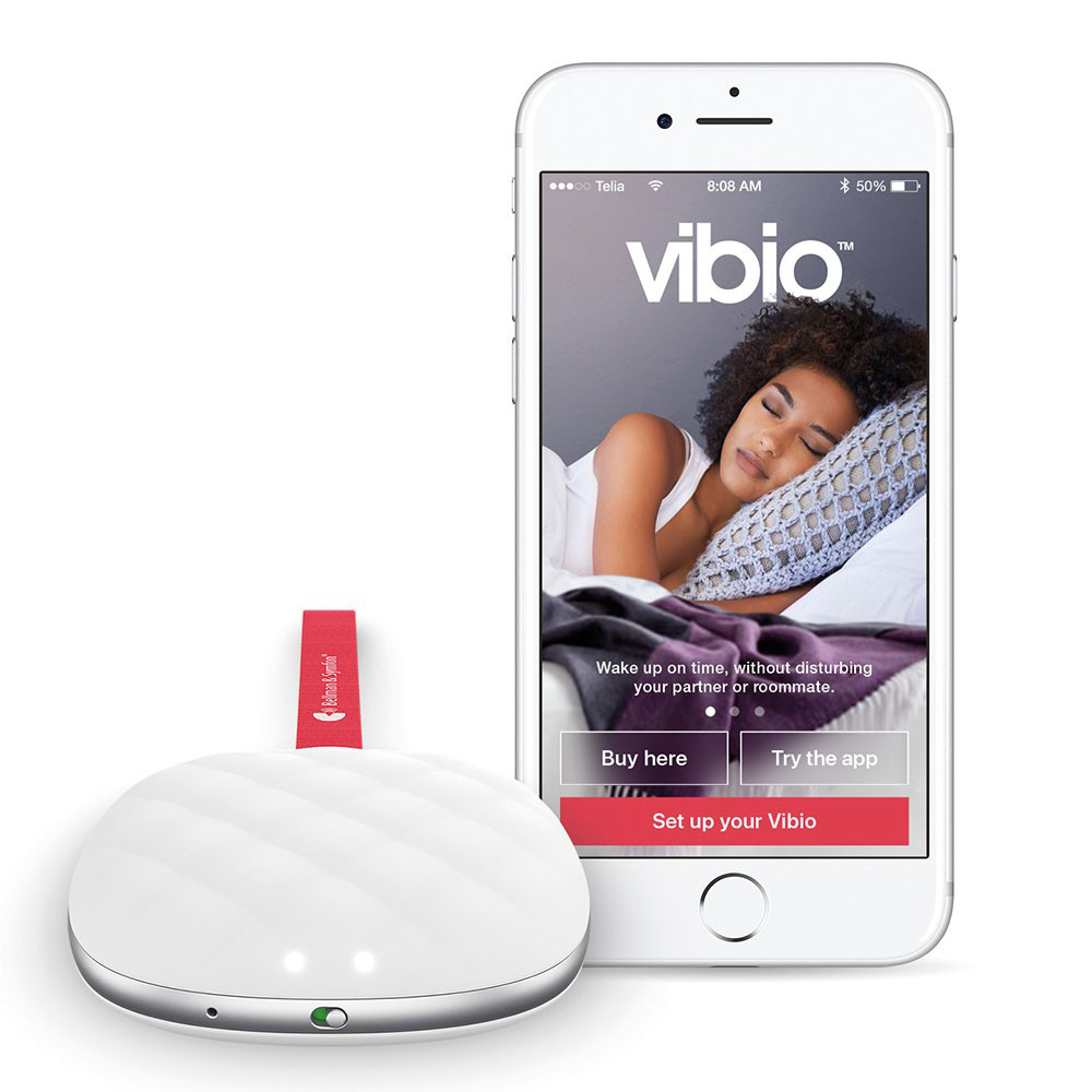 Wireless Bedshaker Alarm Connects to Mobile Device via Bluetooth Create Custom Alarms on App : for Heavy Sleepers & People Who Can Not Hear Their Alarm Bellman & Symfon Vibio Deaf & Seniors