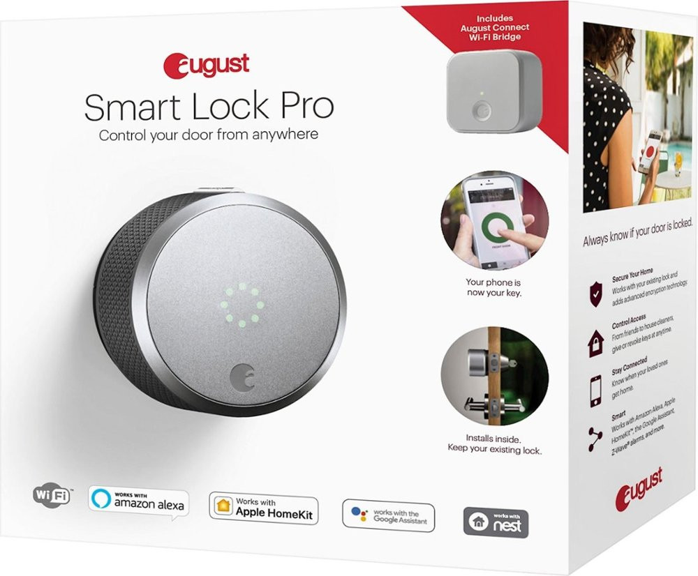 August Smart Lock Pro + Connect - Smart Door Lock - Product Box