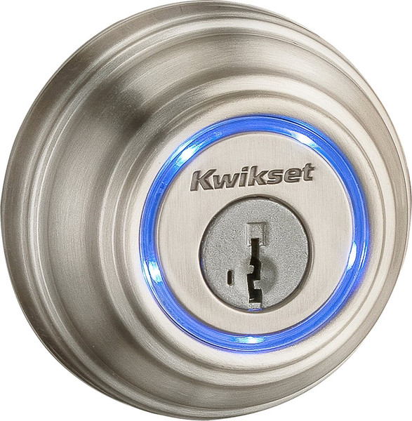 Kwikset Kevo Smart Lock, 2nd Gen - Satin Nickel - Exterior
