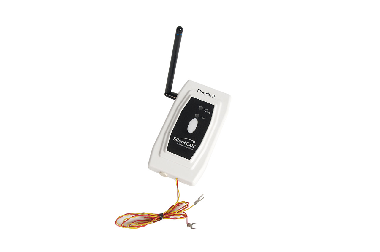 Silent Call Medallion™ Series Wired Doorbell Transmitter (no battery)