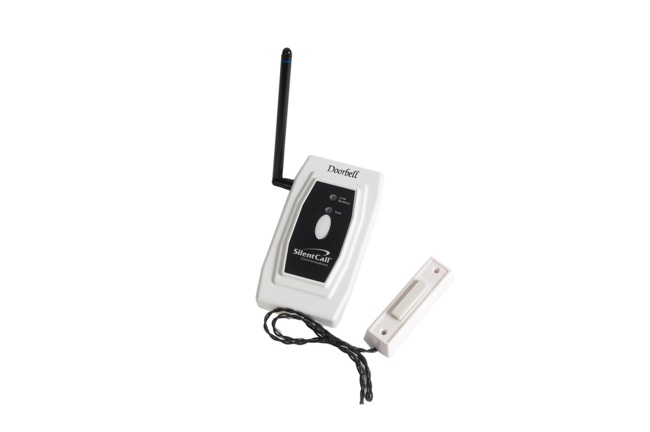Silent Call Medallion™ Series Doorbell Transmitter with Button (SC-DB2-MC)